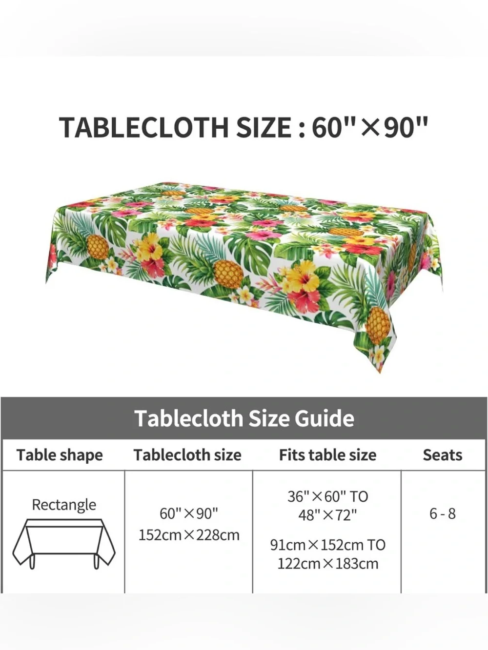 Mutakin Tropical Hawaii Tablecloth